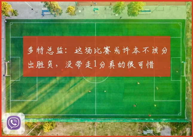 多特总监：这场比赛或许本不该分出胜负，没带走1分真的很可惜
